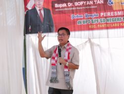 Resmikan Revitalisasi Dua SD di Deli Serdang, Sofyan Tan: “Jangan Ada Lagi Anak Putus Asa Karena Kemiskinan”