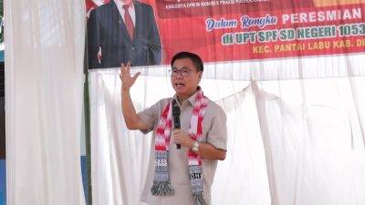 Resmikan Revitalisasi Dua SD di Deli Serdang, Sofyan Tan: “Jangan Ada Lagi Anak Putus Asa Karena Kemiskinan”