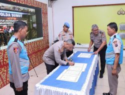 Polres Asahan Gelar Penandatanganan Pakta Integritas dan Pengambilan Sumpah Seleksi Penerimaan Polri 2026