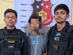 Tengah Malam, Pemuda Bersenjata Samurai Diringkus Polisi di Belawan