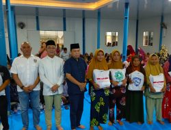 Bupati Tapsel Salurkan Bantuan IMI & Gemira Sumut Kepada Warga Huntara di Napa Batang Toru