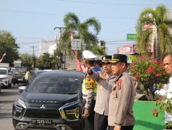 Kapolrestabes Medan Cek Pospam, Pastikan Arus Mudik Lebaran 2026 Tetap Lancar