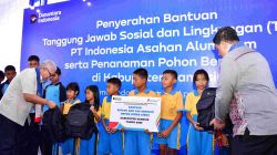 Inalum Guyur Bantuan ke Samosir! Mobil Tangki, 1.500 Tong Sampah hingga Beasiswa ITB Disalurkan