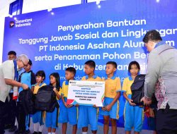 Inalum Guyur Bantuan ke Samosir! Mobil Tangki, 1.500 Tong Sampah hingga Beasiswa ITB Disalurkan