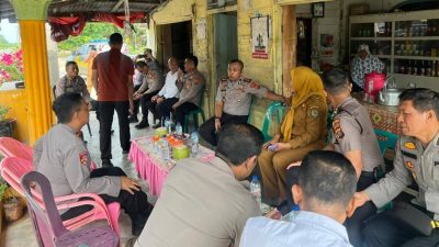Kapolres Asahan Cek Lokasi Pembangunan Jembatan di Rawang Baru, Warga Sambut Antusias