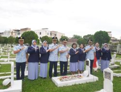 Tabur Bunga dan Doa, TNI AU Wilayah Medan Kenang Pahlawan di HUT ke-80 TNI AU