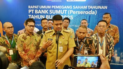 Bobby Nasution Pacu Bank Sumut Capai KBMI 2 agar Naik ke Kelas Menengah