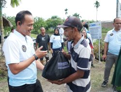 Lapas Kelas I Medan Gelar Kerja Bakti Sosial dan Penyaluran Bantuan Sembako dalam Rangka HBP ke-62