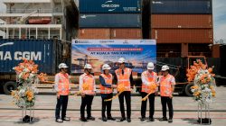 PMT Layani Pelayaran Perdana Kapal CMA CGM FUJI dari Kuala Tanjung ke China Selatan
