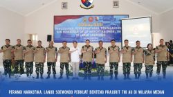 Perangi Narkotika, Lanud Soewondo Perkuat Benteng Prajurit TNI AU di Wilayah Medan