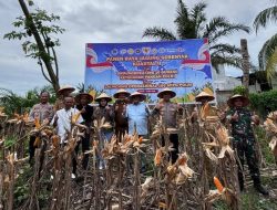 Polres Asahan Ikuti Zoom Panen Raya Jagung Nasional Bersama Presiden RI di Polsek Buntu Pane