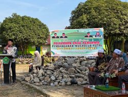 Bangun Generasi Berkarakter, MTsN 1 Padang Lawas Dirikan Musholla Putri