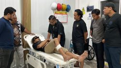 Dor, Seorang Pengedar Sabu Tumbang Ditembak Polisi di Jalan Desa Cinta Rakyat, Kecamatan Percut Sei Tuan, 1 Ons Sabu Siap Edar Disita