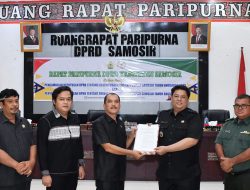 DPRD Setujui LKPJ Bupati Samosir Tahun Anggaran 2025