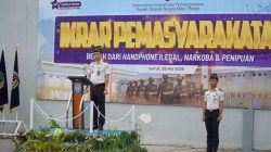 Rutan Kelas I Medan Gelar Apel Ikrar Bersama, Tegaskan Komitmen Bersih dari Handphone Ilegal, Narkoba dan Penipuan