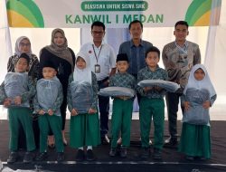 Peringati Hardiknas, Pegadaian Salurkan Bantuan Pendidikan dan Beasiswa untuk Sekolah di Medan