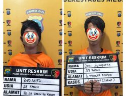 Ikut Bongkar Rumah dan Curi Barang di Mess Polda Aceh Jalan Tengah Medan Kota, 2 Orang Pemuda Disergap Polisi