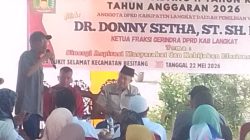 Reses di Besitang, Donny Setha Serap Aspirasi Warga Desa Bukit Selamat