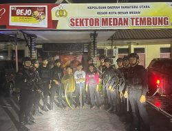Brimob Sumut Sikat Tawuran dan Balap Liar di Medan, Remaja Bersenjata Celurit Diamankan