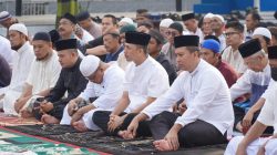 Wujud Kebersamaan dan Kepedulian, Rutan Kelas I Medan Gelar Sholat Iduladha dan Pemotongan Hewan Kurban