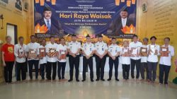 Wujud Penghargaan bagi Warga Binaan yang Berkelakuan Baik Rutan Kelas I Medan Serahkan Remisi Khusus Waisak