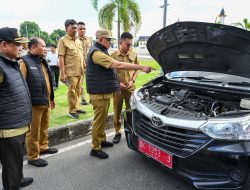 Pastikan Taat Pajak, Pemprov Sumut Gelar Apel Kendaraan Dinas