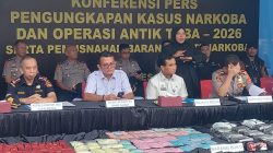 Polrestabes Medan Ungkap 997 Kasus Narkoba dalam 244 Hari, Naik 117 Persen