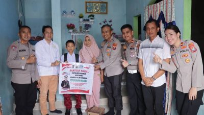 Hari Bhayangkara ke-80, Kapolres Asahan dan Pemuda ICMI Hadirkan Senyum untuk Anak-Anak Lewat Bantuan Perlengkapan Sekolah