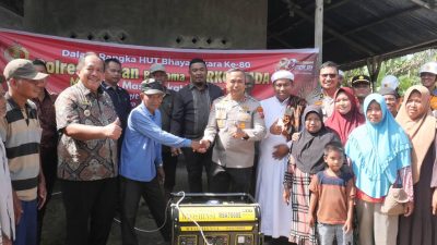 Kapolres Asahan Bersama Forkopimda Tinjau Warga Terisolir Jaringan Listrik PLN di Desa Pertahanan