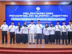 Menaker Lantik 10 Pejabat Baru di Kemnaker, Tekankan Penguatan K3 dan Tata Kelola yang Akuntabel