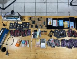 Home Industri POD Getar di Medan Digerebek, Polisi Sita Puluhan Vape Positif Narkoba