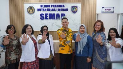 Jumat Berkah Rutan Kelas I Medan, Berikan Layanan Kesehatan Gratis Bagi Masyarakat dan Skrining TB Bagi Warga Binaan