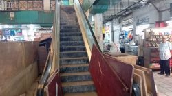 Eskalator Ikonik Pasar Petisah Tinggal Besi Berkarat, Pedagang Menjerit, Pembeli Enggan Naik