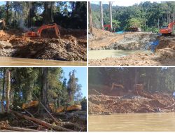 Pasca Penertiban Polda, Tambang Emas Ilegal di Sungai Batang Gadis Beroperasi Lagi