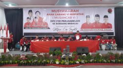 Musancab PDI Perjuangan Sergai, Sutarto Minta Kader Hadir dan Bekerja untuk Rakyat