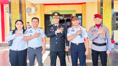 Harmoni Pemasyarakatan dan Kepolisian: Karutan Kelas I Labuhan Deli Hadiri Peringatan Hari Bhayangkara ke-80 Tahun 2026