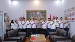 Kapolres Asahan Terima Silaturahmi Pengurus Kabupaten Limited Sepakbola Mini Indonesia Kabupaten Asahan