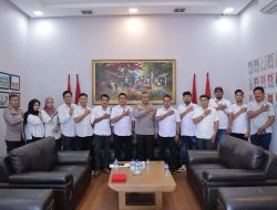 Kapolres Asahan Terima Silaturahmi Pengurus Kabupaten Limited Sepakbola Mini Indonesia Kabupaten Asahan