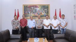 Kapolres Asahan Terima Silaturahmi Panitia Pentasbishan Calon Pendeta HKBP dan Pimpinan Jemaat HKBP Kisaran Kota