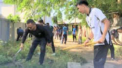 Ciptakan Lingkungan Pemasyarakatan Clean dan Green, Karutan Pangkalan Brandan Pimpin Gotong Royong Serentak