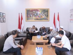 Kapolres Asahan Terima Silaturahmi Pengurus Pondok Pesantren Tuan Guru Syekh H. Mustafa B.S. Rokan