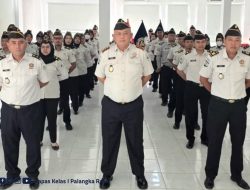 Theo Adrianus Beserta Jajaran Bapas Palangka Raya Mengikuti Apel Bersama Bulan Juli 2026 Secara Virtual