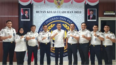 Apresiasi Tinggi, Rutan Kelas I Labuhan Deli Menerima Kunjungan Rombongan Staf Khusus Menteri Imipas