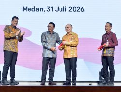 Kepala OJK Sumut Dikukuhkan, Bobby Nasution Minta Perkuat Ekosistem Keuangan Syariah di Sumut