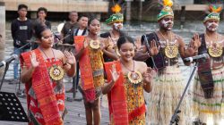 Tarian KSBN Papua Selatan Hipnotis Ribuan Pengunjung GeoFest Samosir