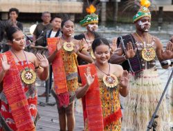 Tarian KSBN Papua Selatan Hipnotis Ribuan Pengunjung GeoFest Samosir