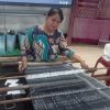 Songket Bintang Maratur Tarutung Curi Perhatian Pengunjung PRSU, Dibuat Dua Pekan dengan Nilai Jual hingga Rp4 Juta