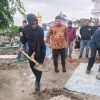 Dukung Pembangunan Rumah Ibadah, Lailatul Badri Hadiri Peletakan Batu Pertama Gapura Masjid Jamik