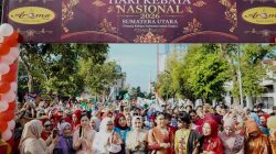Hari Kebaya Nasional 2026 di Medan Semarak, Ribuan Perempuan Berkebaya Dukung Pelestarian Budaya dan UMKM
