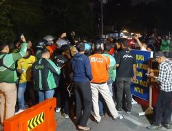 Lamban Tangani Curat, Polsek Medan Tembung Diprotes, Puluhan Driver Ojol Geruduk Polrestabes Medan